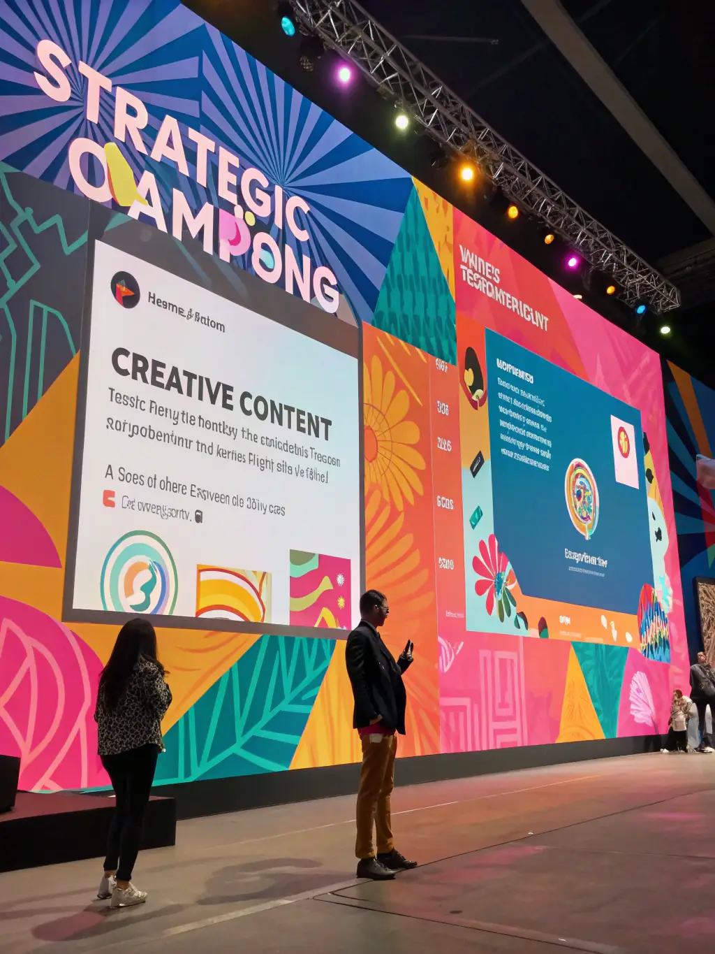 A visually appealing graphic showcasing Bali Luxury Stays' marketing strategies, including professional photography, targeted advertising, and social media promotion.